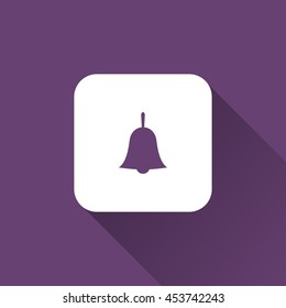 bell icon. flat design