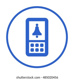   Bell  icon. Flat design.