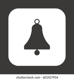   Bell  icon. Flat design.