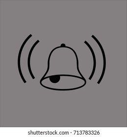 bell icon flat design