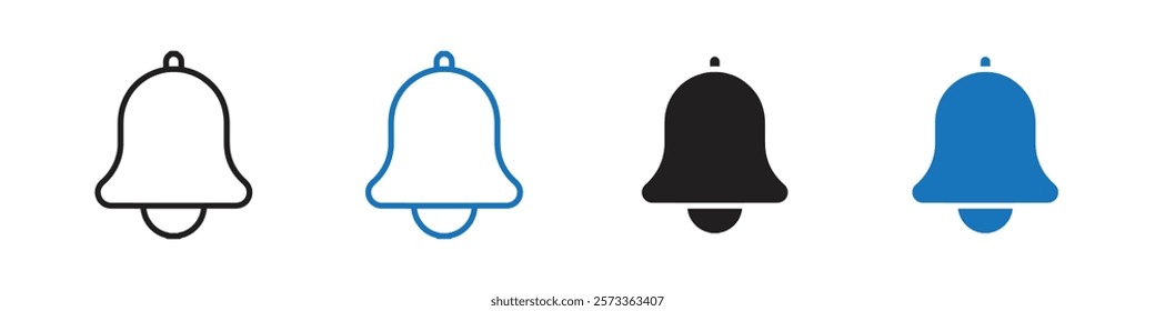 bell icon Flat line symbol