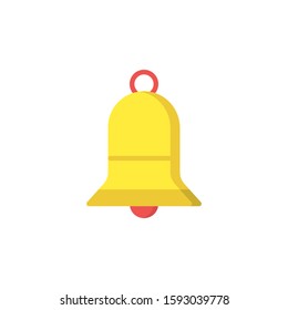 Bell icon with flat style