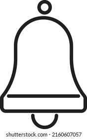 The bell icon has a white background.