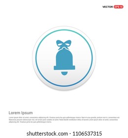Bell Icon Hexa White Background icon template