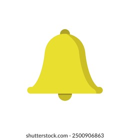 Bell icon illustrated on background