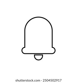 Bell icon illustrated on background