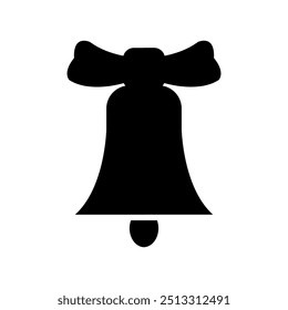 Bell icon illustrated on background