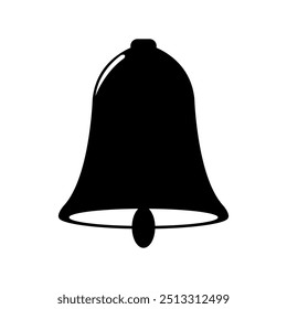 Bell icon illustrated on background
