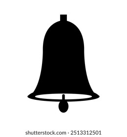 Bell icon illustrated on background