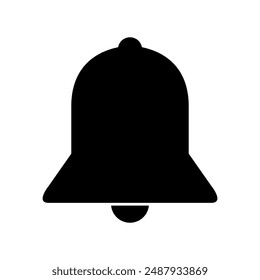 Bell icon illustrated in vector