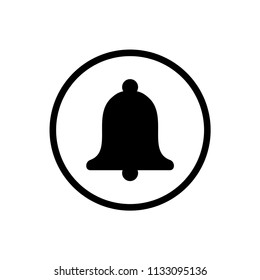 Bell icon illustration isolated vector