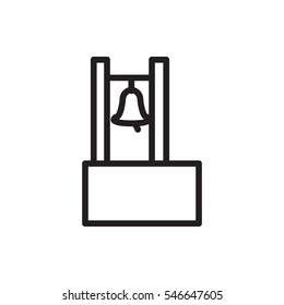 bell icon illustration isolated vector sign symbol