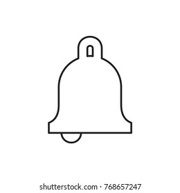 bell icon illustration isolated vector sign symbol
