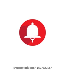 Bell icon illustration logo vector template