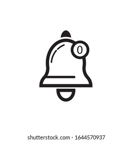 Icono de Bell ilustración logotipo plantilla vectorial 