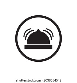 Plantilla vectorial de la ilustración del icono de la ampolla