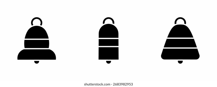 Ilustración de icono de campana. Vector de acciones.