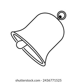 Bell icon illustration symbol design