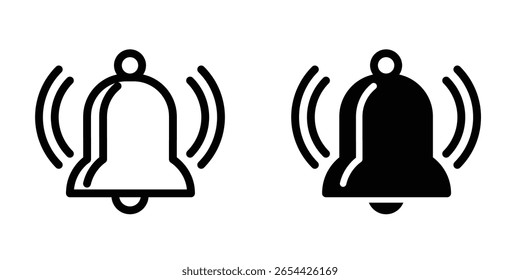 Glocke Symbol Illustration Vektor Design Vorlage