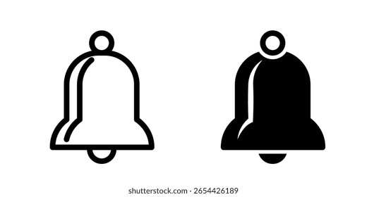 Plantilla de diseño de Vector de ilustración de icono de Bell