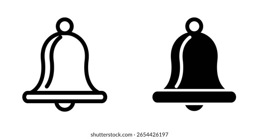 Ícone de campainha ilustração vetor modelo de design