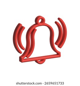 Plantilla de diseño de Vector de ilustración de icono de Bell