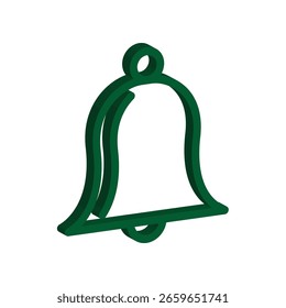 Ícone de campainha ilustração vetor modelo de design