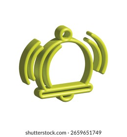 Ícone de campainha ilustração vetor modelo de design