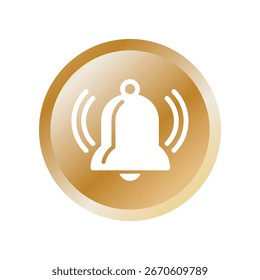 Plantilla de diseño de Vector de ilustración de icono de Bell