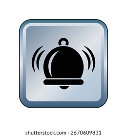 Plantilla de diseño de Vector de ilustración de icono de Bell
