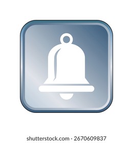Plantilla de diseño de Vector de ilustración de icono de Bell