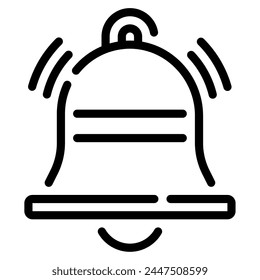 Bell Icon Illustration, for web, app, infographic, etc