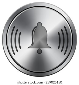 Bell icon. Internet button on white background. EPS10 Vector. 