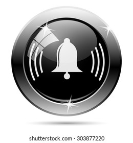Bell icon. Internet button on white background. EPS10 vector 