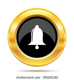 Bell icon. Internet button on white background. EPS10 vector.