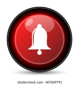 Bell icon. Internet button on white background. EPS10 vector
