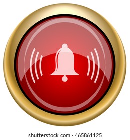 Bell icon. Internet button on white background. EPS10 vector.