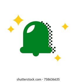 Bell Icon isolated, Notification symbol for your web site design, logo, app, UI, colorful flat style vector illustration eps 10