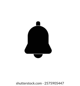 Bell icon isolated on background. Notification symbol modern, simple, vector, icon for website design, mobile app, ui. Vector Illustration
