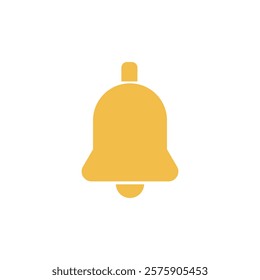 Bell icon isolated on background. Notification symbol modern, simple, vector, icon for website design, mobile app, ui. Vector Illustration