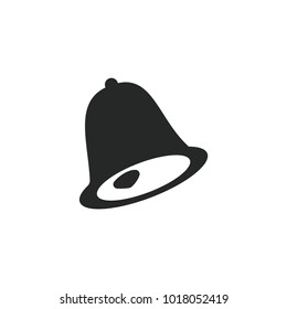 Bell icon isolated on white background. Handbell symbol modern, simple, vector, icon for website design, mobile app, ui. Vector Illustration