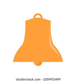 Bell icon isolated on white background. Bell icon for web site, app, ui and logo. Creative concept, vector illustration, eps 10