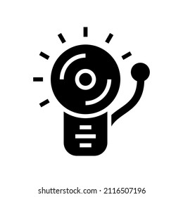 Bell icon isolated on white background