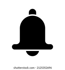 Icono de la Campana aislado en fondo blanco