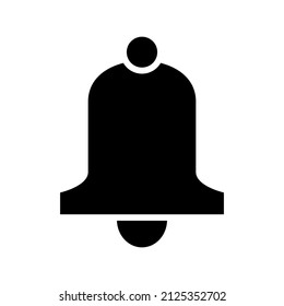 Icono de la Campana aislado en fondo blanco