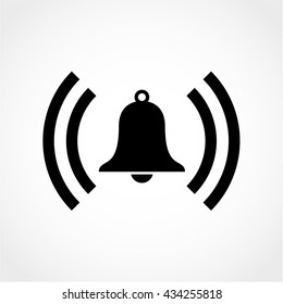 bell Icon Isolated on White Background