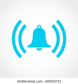bell Icon Isolated on White Background