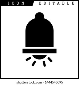 bell icon isolated sign symbol vector illustration - vector 