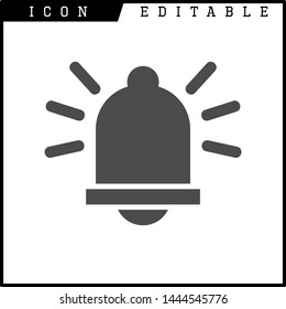 bell icon isolated sign symbol vector illustration - vector 