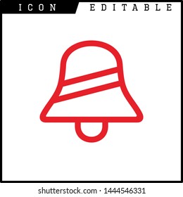bell icon isolated sign symbol vector illustration - vector 